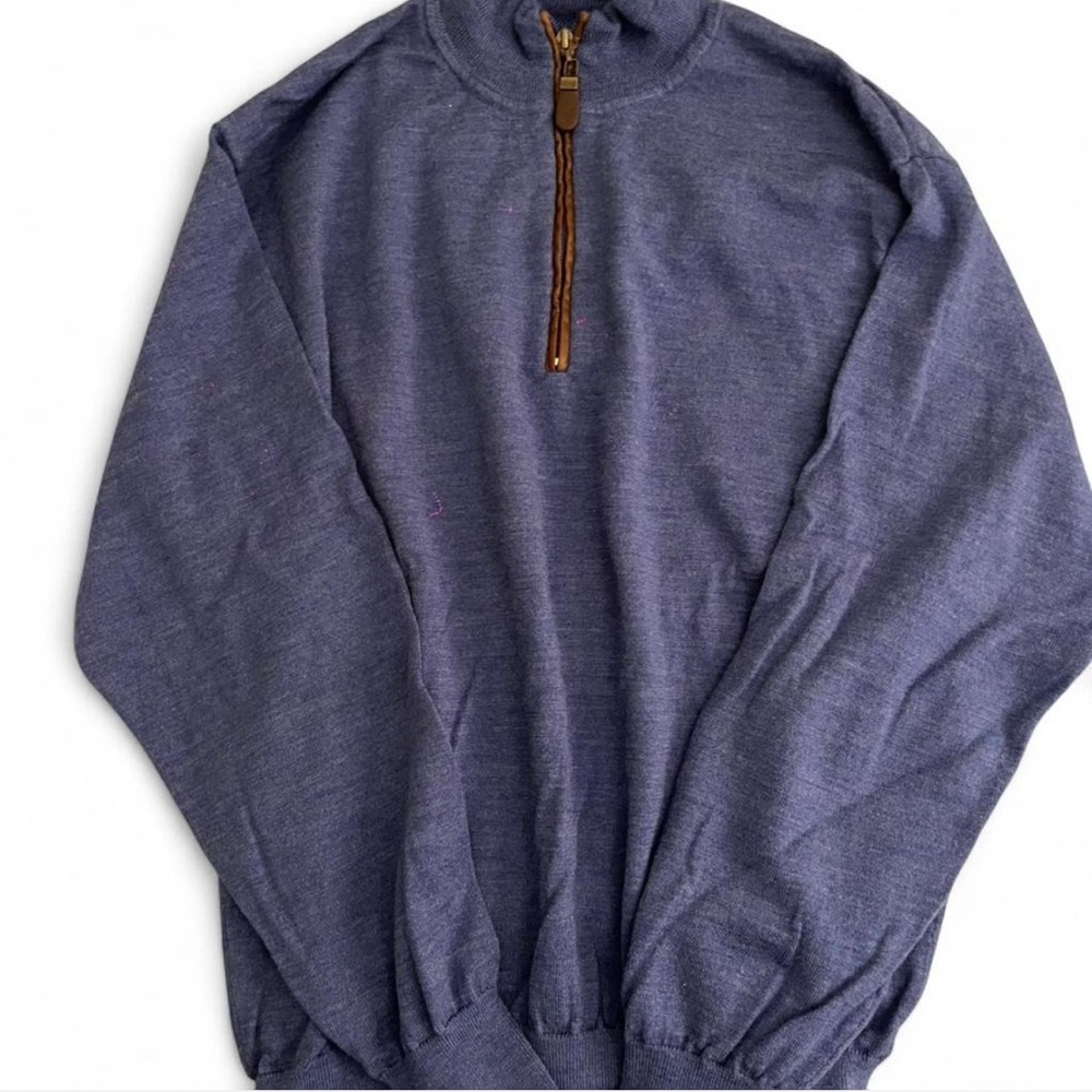 Vintage Orvis navy blue quarter zip